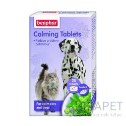   Beaphar Calming Tablets - Gyögynövény alapú nyugtató kutyáknak és macskáknak 20 db