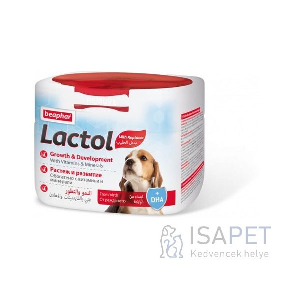 Beaphar Lactol Puppy Milk - Tejpótló vitaminokkal kölyökkutyáknak 250 g