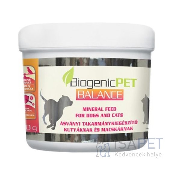BiogenicPET Balance ásványi táplálékkiegészítő kutyáknak és macskáknak 250 g