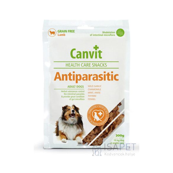 Canvit Health Care Antiparasitic Snack a bélflóra megfelelő állapotáért 200 g