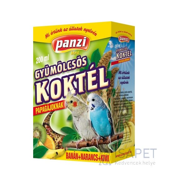 Panzi gyümölcskoktél papagájoknak 200 ml