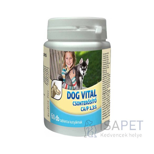 Dog Vital csonterősítő tabletta 60 db