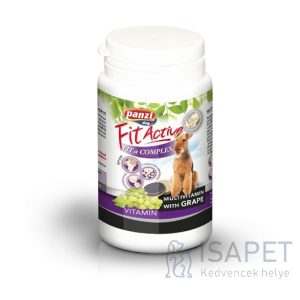 Panzi FitActive vitamin FIT-a-Complex - multivitamin (almával) kutyák részére (60db)