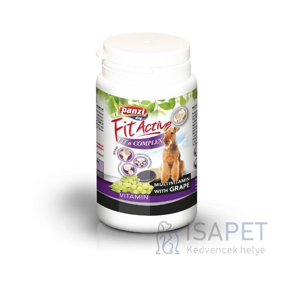 Panzi FitActive vitamin FIT-a-Complex - multivitamin (almával) kutyák részére (60db)