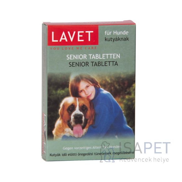 Lavet Senior Tabletten - Vitamin készítmény idős kutyák részére  50 db