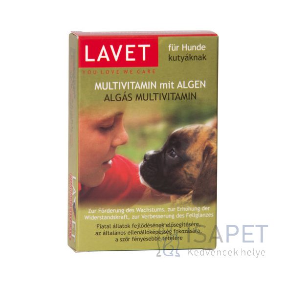 Lavet algavitaminos tabletta kutyáknak 50 db
