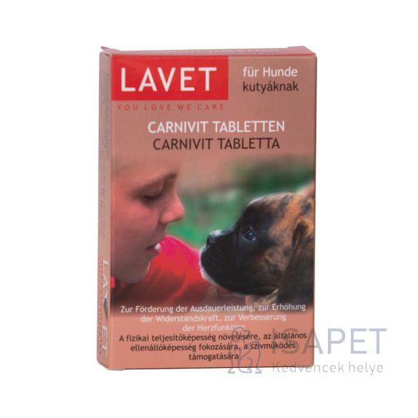 Lavet carnivitaminos tabletta kutyáknak 50 db