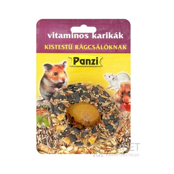 Panzi vitaminos karikák kistestű rágcsálóknak