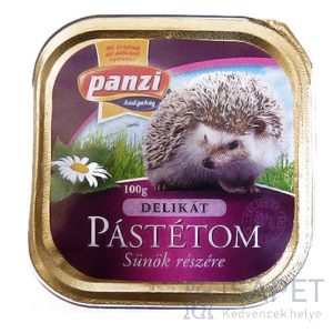 Panzi Delikát pástétom sünök részére marhahúsból 100 g