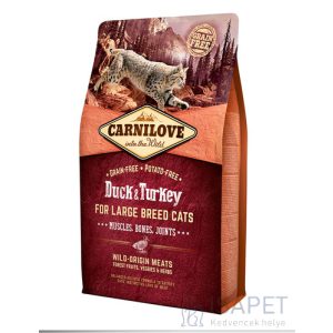 CarniLove Cat Muscles, Bones & Joints Large Breed kacsa- és pulykahússal 2kg