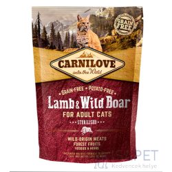   CarniLove Cat Adult Sterilised bárány- és vaddisznóhússal 6kg