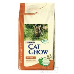 Cat Chow Adult Csirkehússal és Pulykahússal 1,5kg