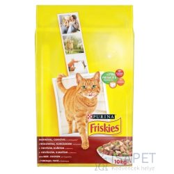 Friskies Cat marhahúsos szárazeledel macskáknak 10kg