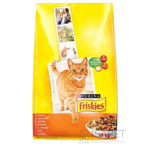 Friskies Cat csirkehúsos és zöldséges szárazeledel macskáknak 1,7kg