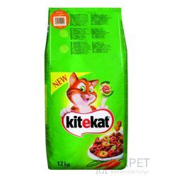 Kitekat csirkés és zöldséges szárazeledel  12 kg