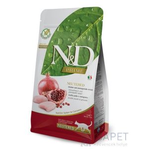 N&D Cat Adult Chicken & Pomegranate Neutered Grain Free 1,5 kg