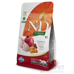 N&D Cat Grain Free fürjjel, sütőtökkel és gránátalmával 300 g