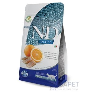 N&D Cat Adult Hering & Orange Grain Free 5kg