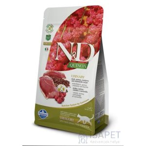 N&D Cat Grain Free Quinoa Urinary Duck – Húgyuti problémákra 1,5kg