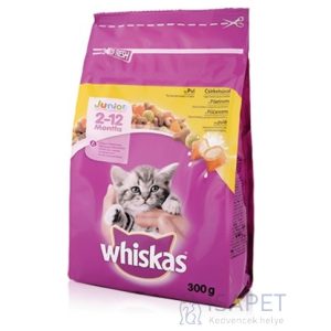 Whiskas Junior Csirkehúsos szárazeledel 300g