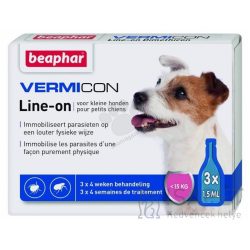 Beaphar Vermicon Line On Spot On Small Dog 3x1,5ml