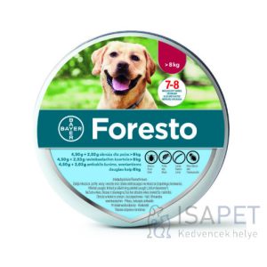 Foresto Repellens kullancs és bolhanyakörv 38cm 8kg alatt