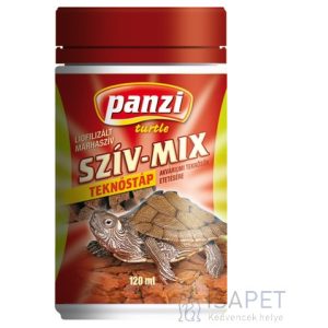 Panzi Szív-Mix, liofilizált marhaszív teknősök részére - 135 ml