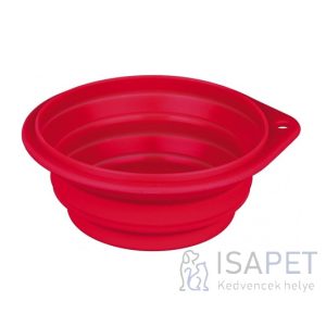 Trixie Travel Bowl - összecsukható, utazó tál (szilikon) kutyák részére (0,25l/Ø11cm)