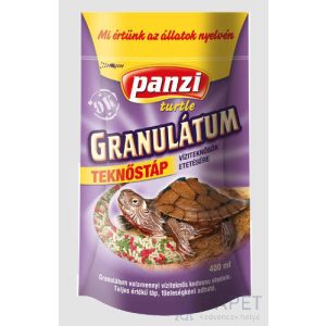 Panzi talpastasakos Teknősgranulátum, teljes értékű teknőstáp 400ml