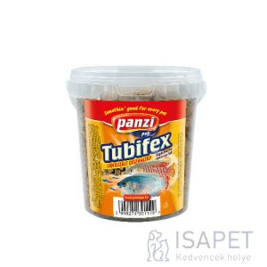 Panzi Tubifex - táplálék díszhalak részére (vödrös) 75g