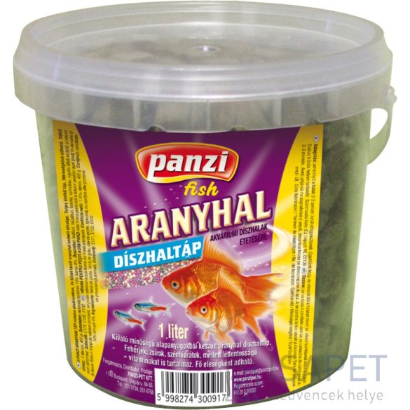 Panzi Goldfish - táplálék Aranyhalak részére (vödrös) 190g