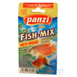 Panzi Fish-Mix hetimenü akváriumi díszhalaknak 7x 10 g