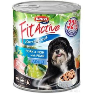 FitActive Dog Adult Pork & Fish with Pear 1,24kg