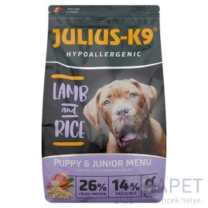 Julius-K9 Hypoallergenic Puppy & Junior Lamb & Rice 12kg 