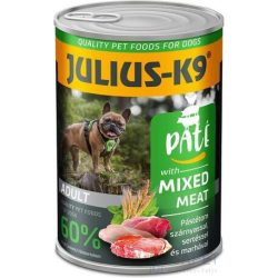   Julius-K9 Paté Mixed Meat húsban gazdag pástétomos konzerv 400g