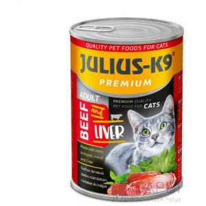 Julius-K9 Cat Adult Beef & Liver nedveseledel macskáknak 415g