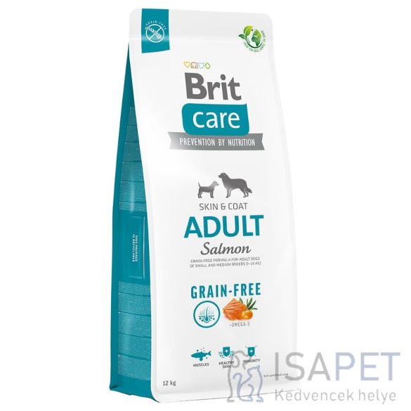 Brit Care Dog Grain Free Skin & Coat Adult Salmon 3kg