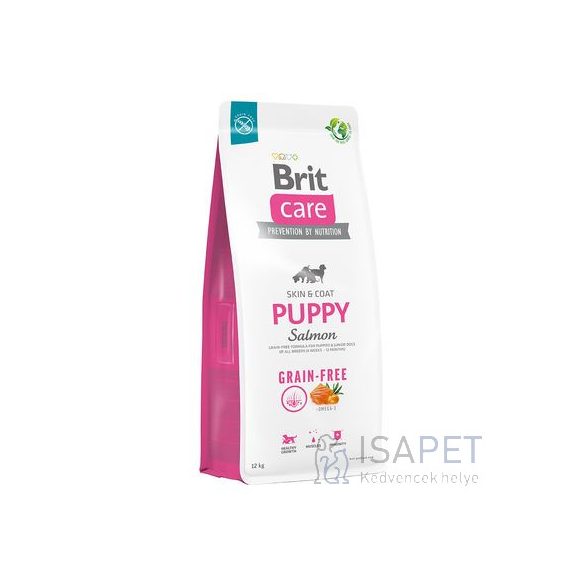 Brit Care Dog Grain Free Skin & Coat Puppy Salmon 12kg