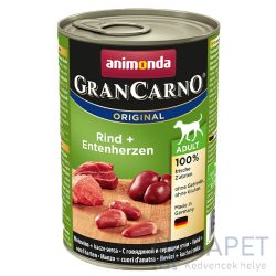   Animonda GranCarno Adult (marha,kacsaszív) konzerv - Felnőtt kutyák részére 6x400g