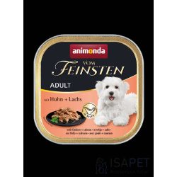   Animonda Vom Feinsten Adult (csirke,lazac mártásban) alutálkás - Felnőtt kutyák részére 11x150g