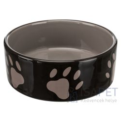   Trixie Ceramic Bowl - kerámi tál (mancs mintával) kutyák részére Ø12cm/0,3l