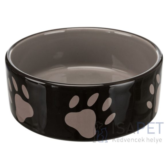 Trixie Ceramic Bowl - kerámi tál (mancs mintával) kutyák részére Ø12cm/0,3l