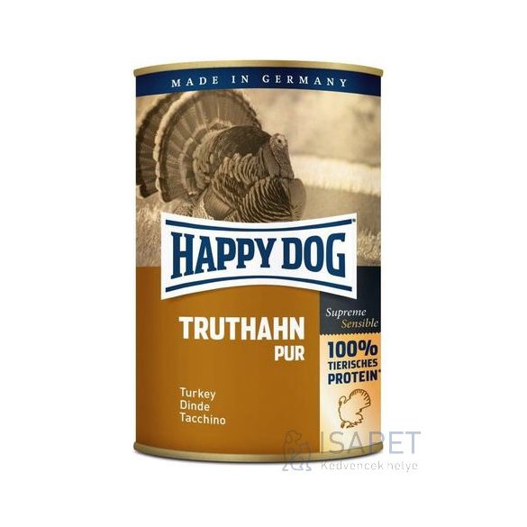 Happy Dog Truthahn Pur - pulykahúsos konzerv 200g