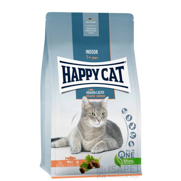 Happy Cat Adult Indoor Lazac 300 g
