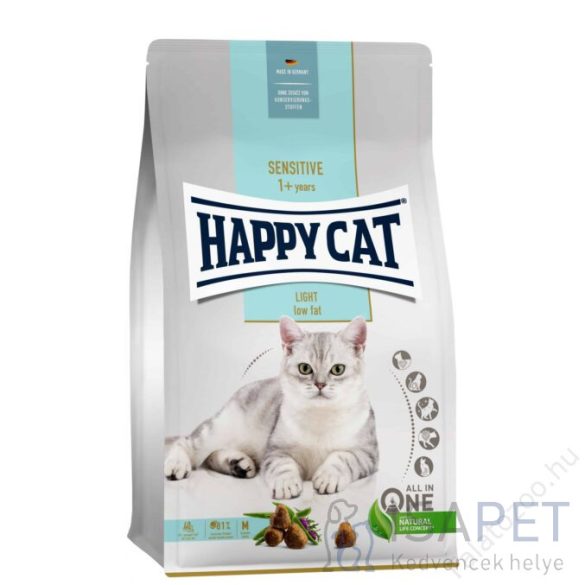 Happy Cat Sensitive Adult Light diétás macskatáp 4 kg