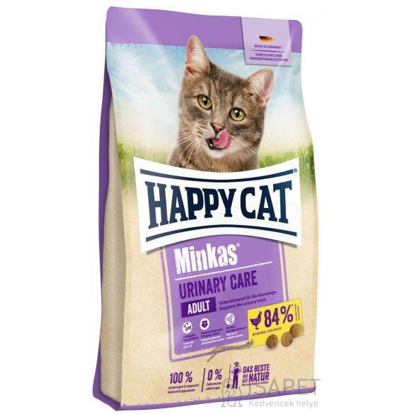 Happy Cat Minkas Urinary - Húgyúti problémákra 2x10 Kg