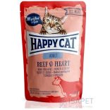 Happy Cat All Meat Adult alutasakos eledel marhahússal és szívvel 85g