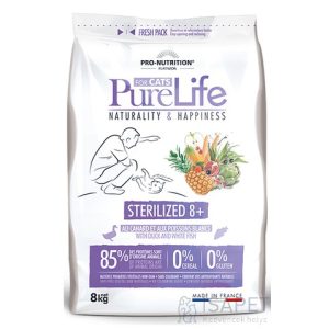 Flatazor Pure Life Cat Sterilised 8 + 2Kg