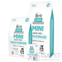   Brit Care Mini Grain Free Light & Sterilised Rabbit & Salmon 400g