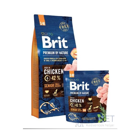 Brit Premium by Nature Small/Medium Senior 1 Kg